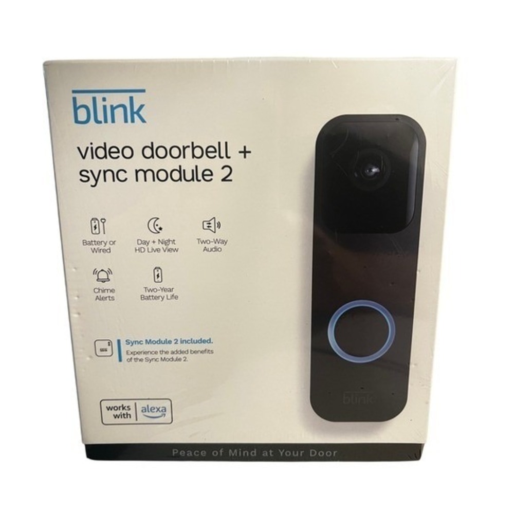 Blink Video Doorbell With Sync Module 2